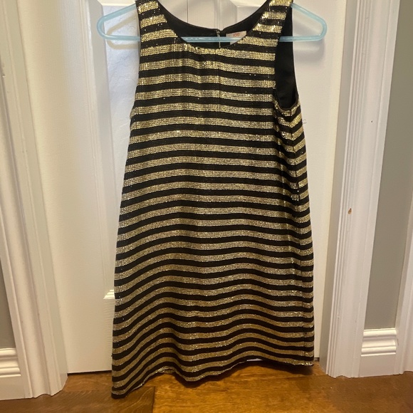 Sequence black and gold dress - Picture 1 of 3